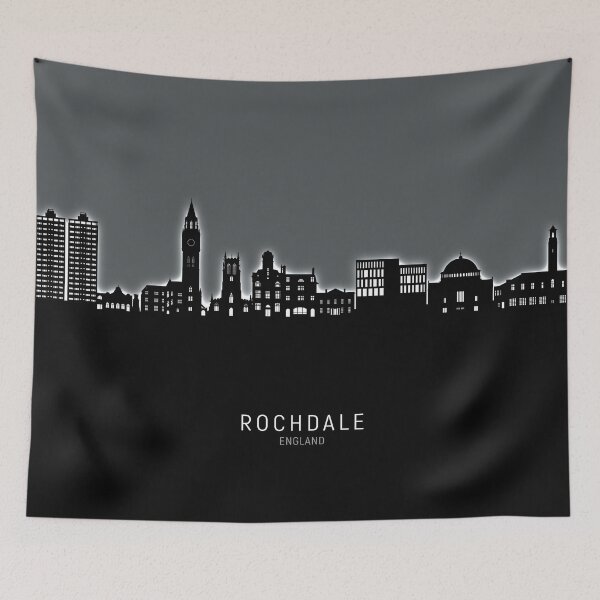 Item preview, Rochdale England Skyline designed and sold by ArtPrints.
