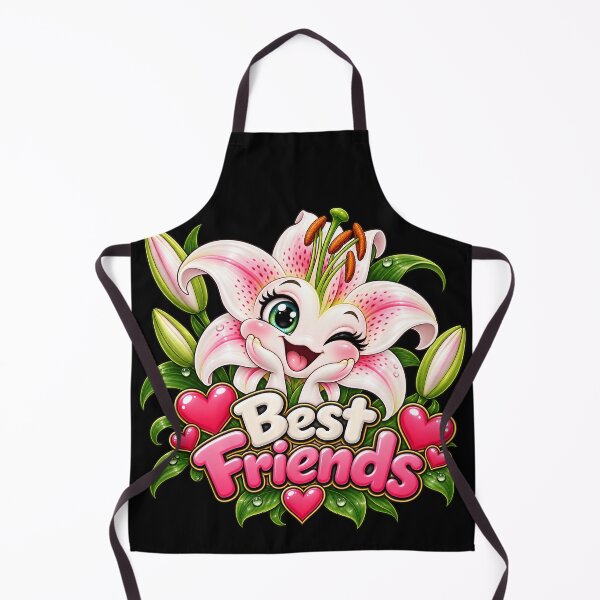 Item preview, Best Friends Lily – Cute Kawaii Lily Flower Friendship Design designed and sold by aventi24.