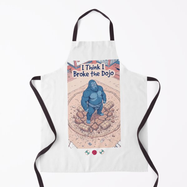 Item preview, Blue Bigfoot Accidental Sumo Ring Destroyer Funny Sasquatch Meme designed and sold by Whimsy Trail Co.