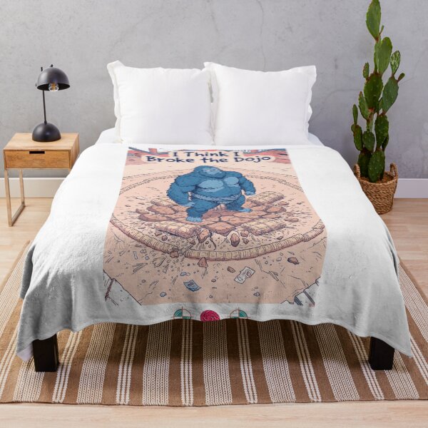 Item preview, Blue Bigfoot Accidental Sumo Ring Destroyer Funny Sasquatch Meme designed and sold by Whimsy Trail Co.
