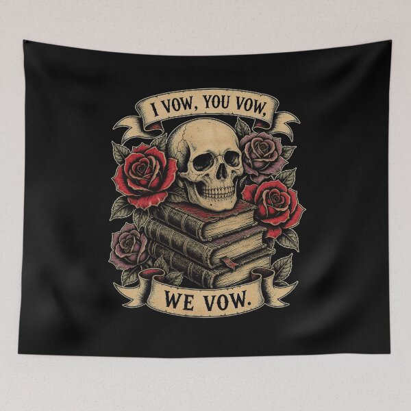 Item preview, Skull Books Roses I Vow You Vow We Vow Dark Romance designed and sold by SEINENGAPPI12.