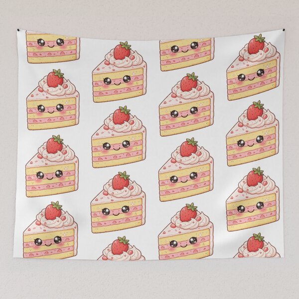 Item preview, Cute strawberry cake designed and sold by priyankajustine.