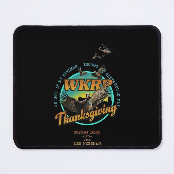 Item preview, Funny Thanksgiving Turkey Drop Retro Radio Station Art designed and sold by ElleryFriendd.