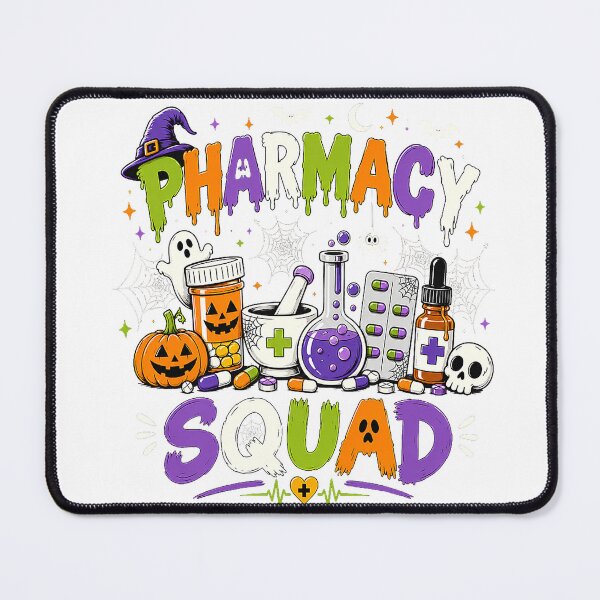 Item preview, Pharmacy Squad Spooky Halloween Pharmacist Costume Premium Tri-Blend T-Shirt designed and sold by Badriiiii.