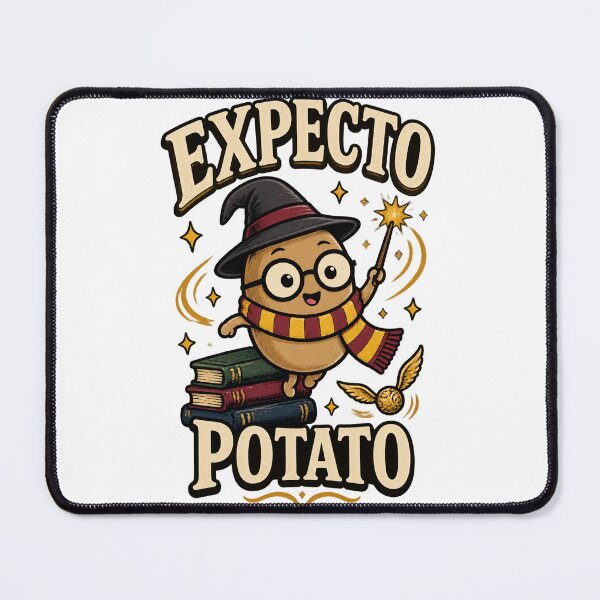 Item preview, Expecto Potato Wizard Funny Magic Spell Humor Design designed and sold by Tee-D.