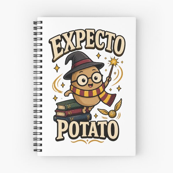 Item preview, Expecto Potato Wizard Funny Magic Spell Humor Design designed and sold by Tee-D.