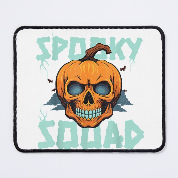 Item preview, Pumpkin Skull Halloween Spooky Squad Graphic Youth & Adults T-Shirt designed and sold by gidget-gadget.