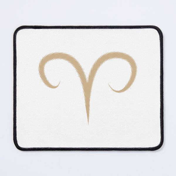 Item preview, Tan Aries Ram Zodiac Symbol Design designed and sold by pattern-archive.