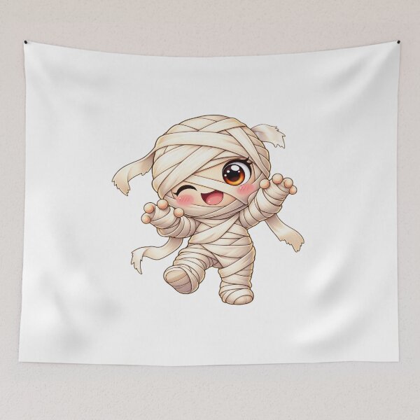 Item preview, Cute Kawaii Mummy PNG, Halloween Mummy Clipart, Funny Ghost PNG, Spooky Cute Halloween Sublimation Design, Cricut Digital Download designed and sold by Pixanova.
