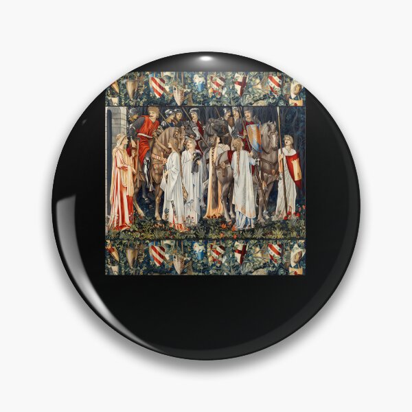 Item preview, Quest-For-The-Holy-Grailthe-Arming-And-Departure-Of-The-Knights-Horseback-With-Shields-T-Shirt designed and sold by reschoawiz.
