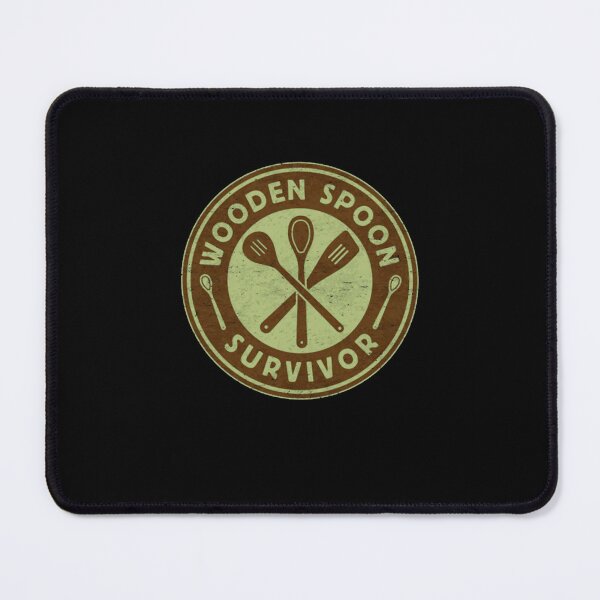 Item preview, Rustic Wooden Spoon Survivor Baking Kitchen Emblem designed and sold by ElleryFriendd.