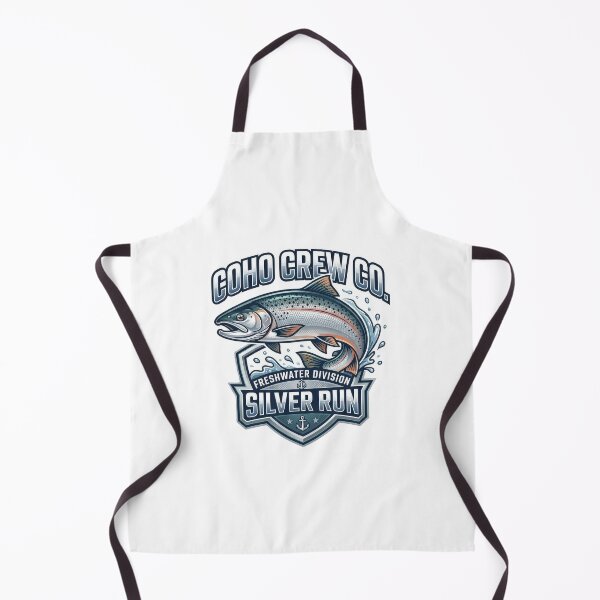 Item preview, Vintage Coho Crew Co Silver Salmon Graphic designed and sold by NobleCast .