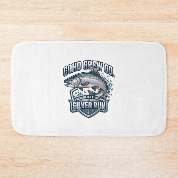 Item preview, Vintage Coho Crew Co Silver Salmon Graphic designed and sold by NobleCast .