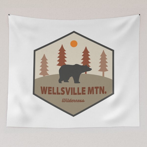 Item preview, Wellsville Mountain Wilderness Utah Bear designed and sold by Esskay Designs.