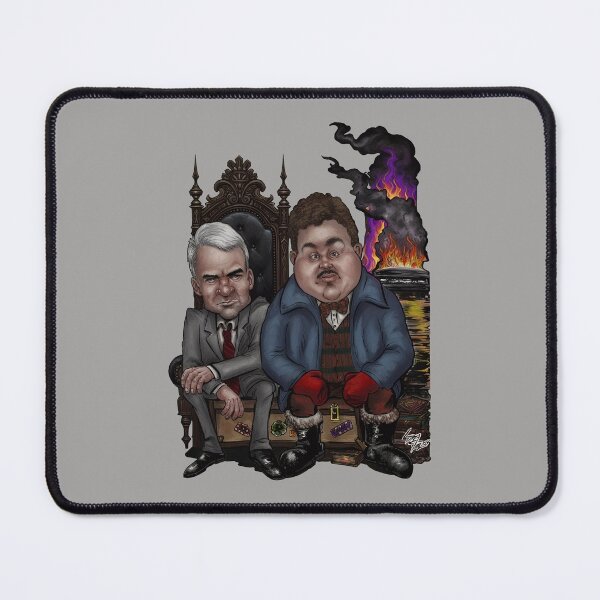 Item preview, Caricature of Two Stranded Travelers and Fire-65 designed and sold by YvonnePichel.