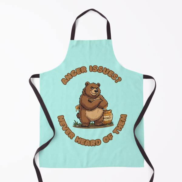 Item preview, Anger Issues Never Heard Of Them Bear designed and sold by ZeroContextArt.