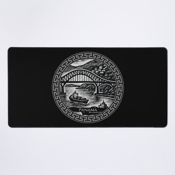 Item preview, Panama Vintage Woodcut Art designed and sold by Thistle-TShop.