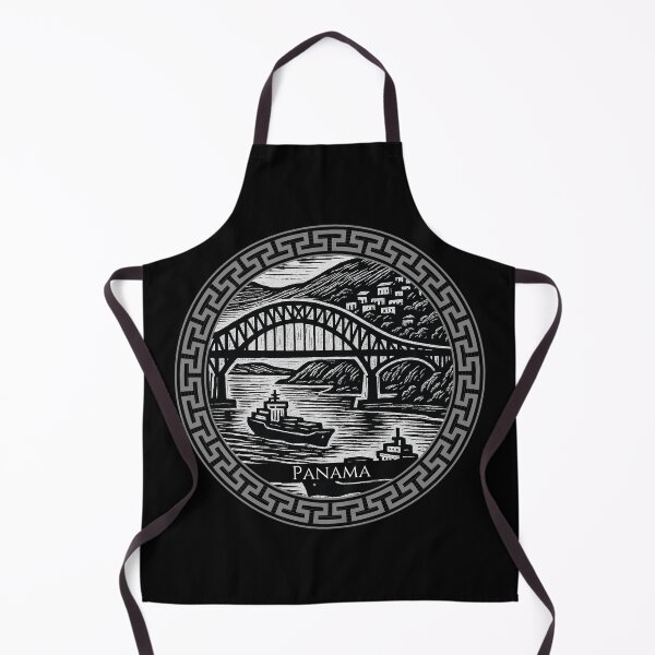 Item preview, Panama Vintage Woodcut Art designed and sold by Thistle-TShop.