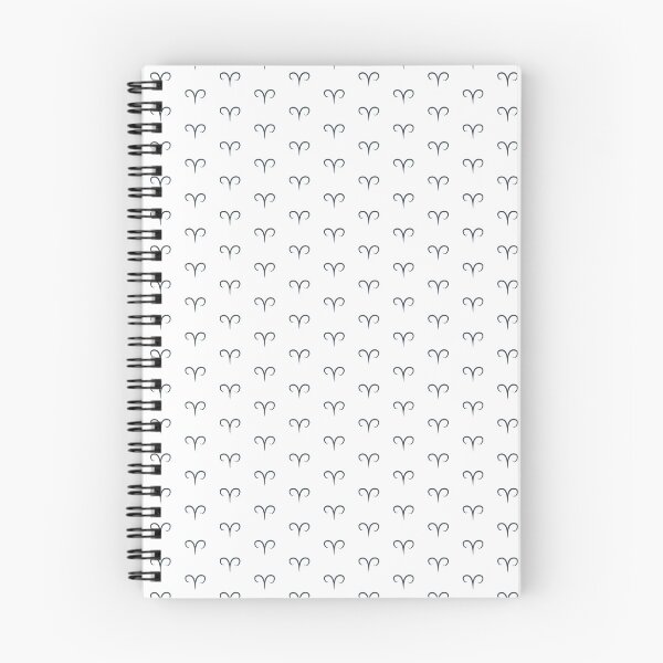 Item preview, Charcoal Aries Ram Zodiac Symbol Design designed and sold by pattern-archive.