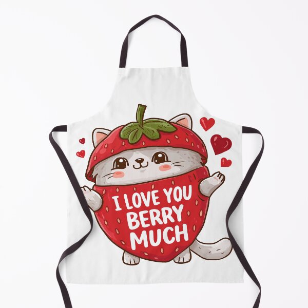 Item preview, Kawaii Strawberry Cat  designed and sold by Living Positive With Dan.