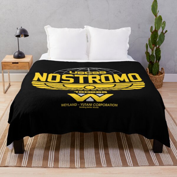 Item preview, NostromoWeyland Block Colour logo design designed and sold by estrellamagica.