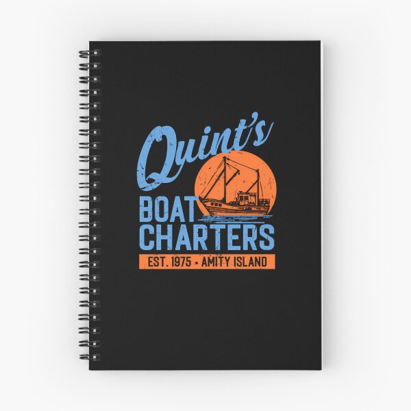 Item preview, Quint'S-Boat-Charters-T-Shirt designed and sold by diesenlis.