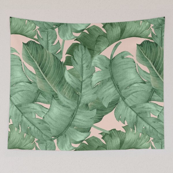 Item preview, Tropicaline on blush pink designed and sold by Elena Ivan - Papadopoulou.