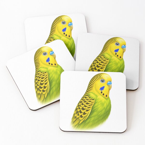 Item preview, Yellow and green parrot with black spots designed and sold by natalik2024.