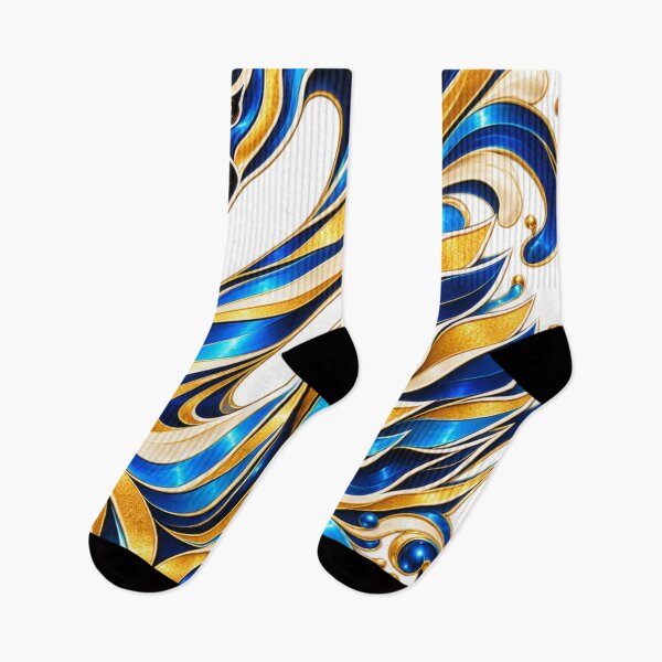 Item preview, Golden Blue Swan designed and sold by NeuroArtGallery.
