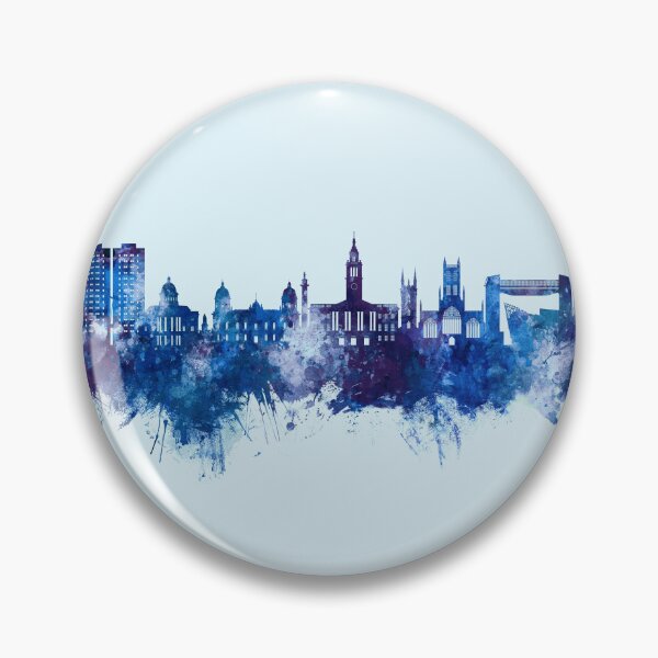 Item preview, Kingston upon Hull England Skyline designed and sold by ArtPrints.
