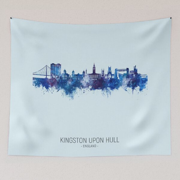Item preview, Kingston upon Hull England Skyline designed and sold by ArtPrints.