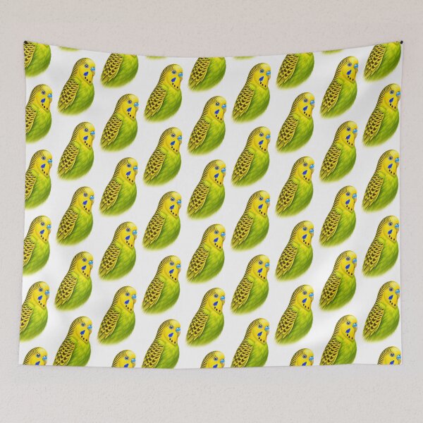 Item preview, Yellow and green parrot pattern with black spots designed and sold by natalik2024.