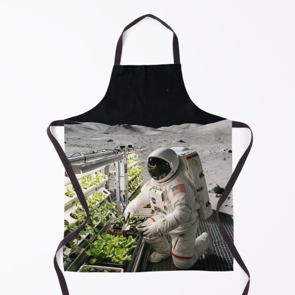 Item preview, NASA astronaut growing vegetables on the moon designed and sold by WiseBow.