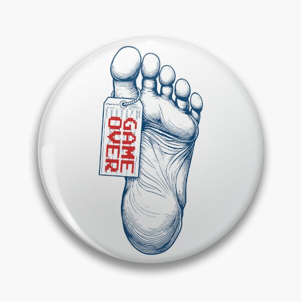 Item preview, Gamer Funny Halloween Toe Tag Game Over Dead Body Corpse designed and sold by GrandeDuc.