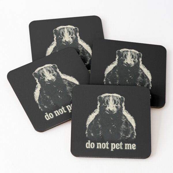 Item preview, Do Not Pet Me Funny Skunk Vintage Animal Humor designed and sold by SEINENGAPPI12.