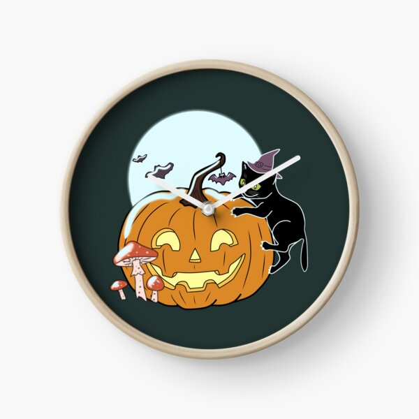 Item preview, Halloween Black Cat Pumpkin Witch Spooky Autumn cottagecore aesthetic  designed and sold by LeshanArt.