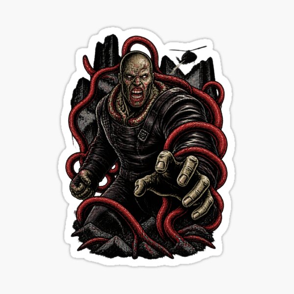 Item preview, Resident Evil Inspired Nemesis Monster Design for Horror Fans designed and sold by Drkinzo.