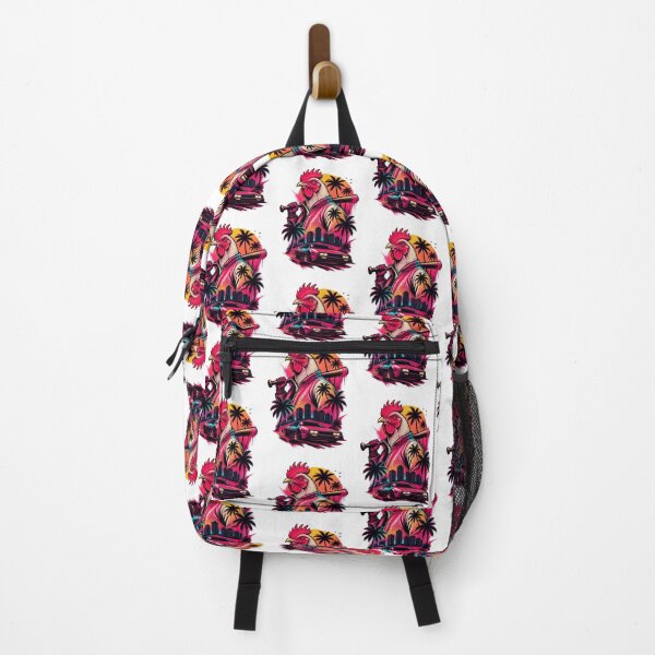 Item preview, Hotline Miami Inspired Richard Art Design with Retro Neon Style designed and sold by Pokenus.