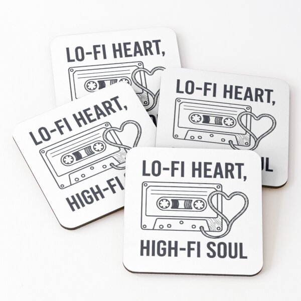Item preview, Lo-Fi Heart High-Fi Soul Retro Cassette Tape Music Producer Gift designed and sold by youur-mark.