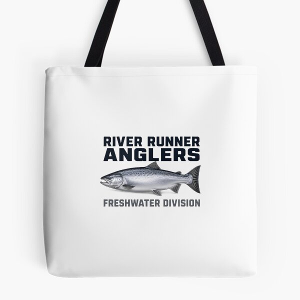 Item preview, Metallic River Runner Anglers Silver Salmon Graphic designed and sold by NobleCast .