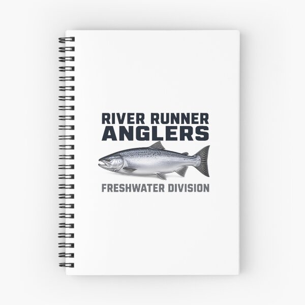 Item preview, Metallic River Runner Anglers Silver Salmon Graphic designed and sold by NobleCast .