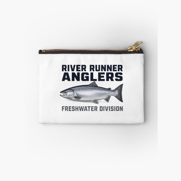 Item preview, Metallic River Runner Anglers Silver Salmon Graphic designed and sold by NobleCast .