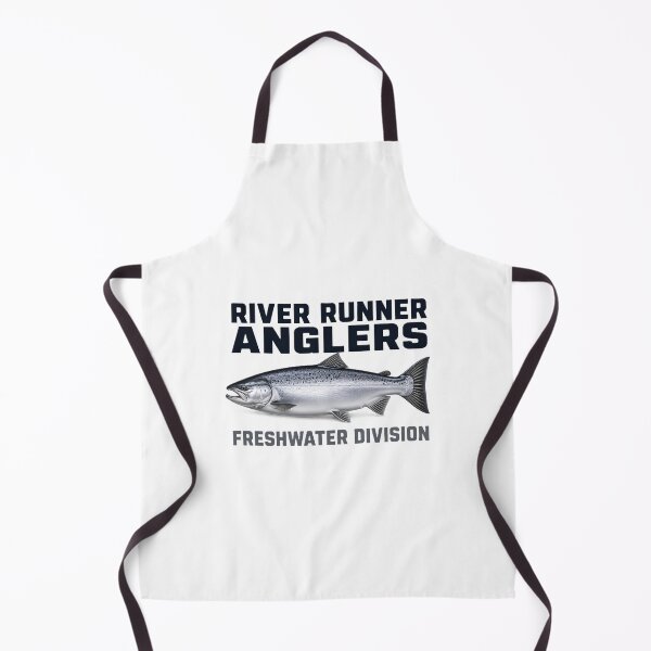Item preview, Metallic River Runner Anglers Silver Salmon Graphic designed and sold by NobleCast .