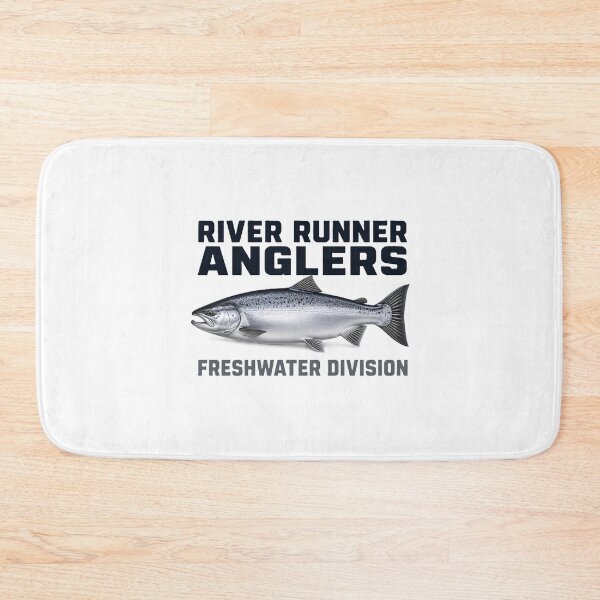 Item preview, Metallic River Runner Anglers Silver Salmon Graphic designed and sold by NobleCast .