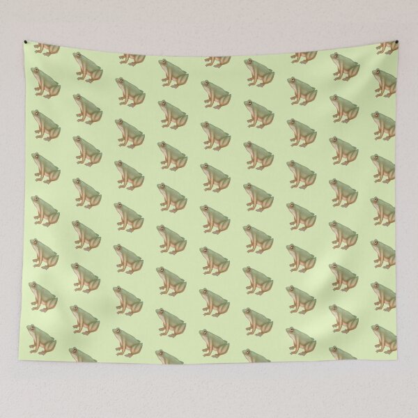 Item preview, Cute Green Watercolor Frog designed and sold by lauracedrawings.