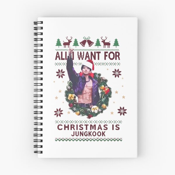Item preview, All I Want For Christmas Is Jungkook BTS designed and sold by vdzooart.