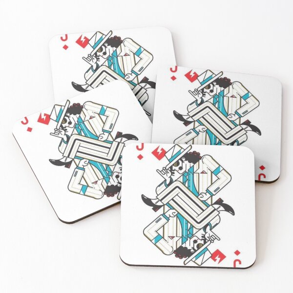 Item preview, Geometric Dancer Jack Card in Fedora designed and sold by WATEKE.
