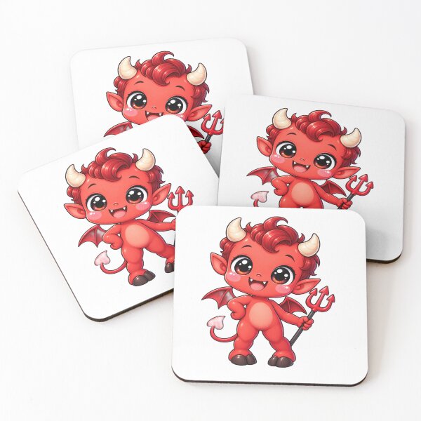 Item preview, Cute Kawaii Devil Halloween Chibi – Spooky Cute Demon Character designed and sold by Pixanova.