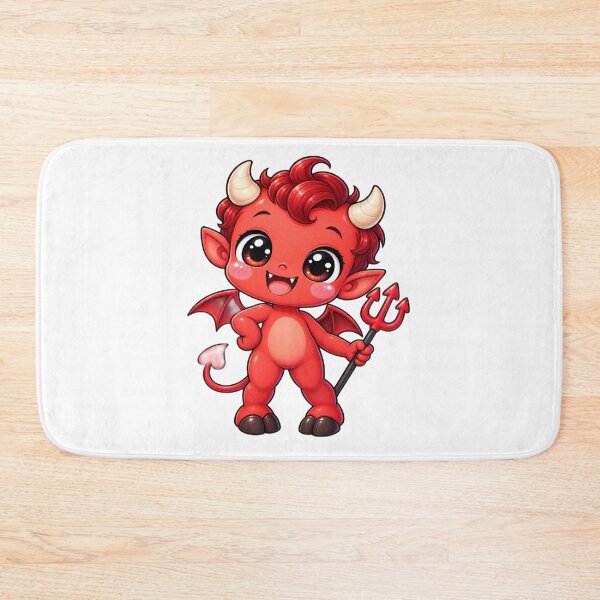 Item preview, Cute Kawaii Devil Halloween Chibi – Spooky Cute Demon Character designed and sold by Pixanova.