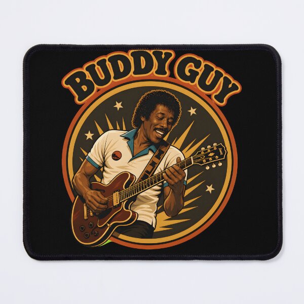Item preview, Buddy Guy Vintage Guitarist designed and sold by MarianSelene.